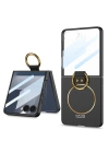 Galaxy Z Flip 7 Kılıf M-safe Şarj Özellikli Redclick Kıpta Yüzüklü Flip Sert Kapak