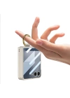 Galaxy Z Flip 7 Kılıf M-safe Şarj Özellikli Redclick Kıpta Yüzüklü Flip Sert Kapak