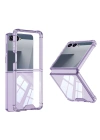 Galaxy Z Flip 7 Kılıf Redclick Full Camlı Kıpta Kapak