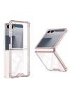 Galaxy Z Flip 7 Kılıf Redclick Full Camlı Kıpta Kapak