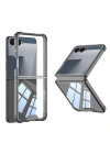 Galaxy Z Flip 7 Kılıf Redclick Full Camlı Kıpta Kapak