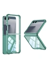 Galaxy Z Flip 7 Kılıf Redclick Full Camlı Kıpta Kapak