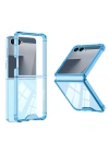 Galaxy Z Flip 7 Kılıf Redclick Full Camlı Kıpta Kapak