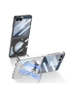 Galaxy Z Flip 7 M-safe Şarj Özellikli Redclick Kıpta KPT-02 Standlı Kapak
