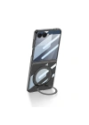 Galaxy Z Flip 7 M-safe Şarj Özellikli Redclick Kıpta KPT-02 Standlı Kapak