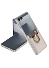 Galaxy Z Flip 7 Redclick Kıpta Yüzüklü Kartlıklı Kapak