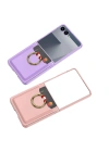 Galaxy Z Flip 7 Redclick Kıpta Yüzüklü Kartlıklı Kapak
