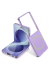 Galaxy Z Flip 8 Kılıf Wireless Şarj Özellikli Redclick Kıpta M-safe Kapak