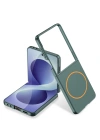 Galaxy Z Flip 8 Kılıf Wireless Şarj Özellikli Redclick Kıpta M-safe Kapak