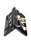 Galaxy Z Fold 4 Kılıf Redclick Kıpta Standlı Kalem Bölmeli Kapak