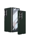 Galaxy Z Fold 6 Kılıf Kamera Korumalı Karbon Fiber Tasarımlı Arka Yüzey Redclick Kıpta Karbon Kapak