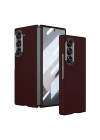 Galaxy Z Fold 6 Kılıf Kamera Korumalı Karbon Fiber Tasarımlı Arka Yüzey Redclick Kıpta Karbon Kapak