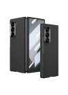Galaxy Z Fold 6 Kılıf Kamera Korumalı Karbon Fiber Tasarımlı Arka Yüzey Redclick Kıpta Karbon Kapak