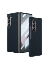 Galaxy Z Fold 6 Kılıf Kamera Korumalı Karbon Fiber Tasarımlı Arka Yüzey Redclick Kıpta Karbon Kapak