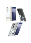Galaxy Z Fold 7 Kılıf Kamera Korumalı Şeffaf Tasarımlı Redclick Lego Standlı Kapak