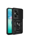 Honor 400 Pro Kılıf Magnetik Standlı Kamera Korumalı Redclick Sürgülü Vega Kapak