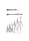 Jmary KT3255NB30 3 Kademeli 164.5cm Fonksiyonel Ayrılabilir Monopod Tasarım Başlıklı Tripod