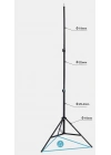 Jmary Mt-75 Tripod 3 Kademeli Yükseklik Ayarlı Katlanabilir Kompakt Tasarım 210 Cm
