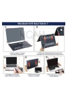 Macbook Pro (M1-M2) Kılıf 13.3 Inç A2338-a2289 Mirmac18 Şeffaf Notebook Kılıfı Face2face