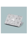 Macbook Pro (M1-M2) Kılıf 13.3 Inç A2338-a2289 Mirmac01 Şeffaf Ön Arka Kapak Koruma Floral