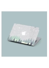 Macbook Pro Uyumlu (M1-M2) Kılıf 13.3 Inç A2338-a2289 Mirmac24 Şeffaf Koruyucu Kapak Kış