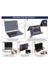 Macbook Air Uyumlu (M2) Kılıf 13.6 Inç A2681 Mirmac24 Şeffaf Koruyucu Kapak Kış