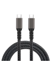 Qgeem 2.Jenerasyon Type-C to Type-C USB3.2 PD Data Kablosu 100W 20Gbps 4K@60Hz 3 Metre