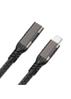 Qgeem Extension USB3.2 Type-C PD Uzatma Kablosu 100W 20Gbps 4K@60Hz 0.2 Metre