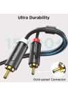 Qgeem Qg-au12 Dual Rca Aux Audio Kablo 3.05m