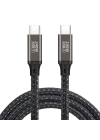 Qgeem QG02 Type-C to Type-C PD3.1 Data Kablosu 240W 480Mbps 3 Metre