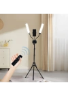 Redclick AL45X Işıklı Telefon Tutucu Ring Light
