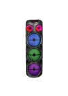 Redclick GD-2887 Dijital LED Göstergeli Mikrofonlu RGB TWS 8 inç Stereo Bass Kablosuz Karaoke Hoparlör