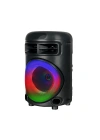 Redclick GD-692 FM Radyolu Mikrofonlu RGB TWS 6.5 inç Stereo Bass Kablosuz Karaoke Hoparlör