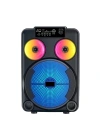 Redclick GD-892 Mikrofonlu RGB TWS 8 inç Stereo Bass Kablosuz Karaoke Hoparlör