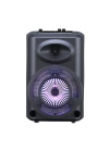 Redclick GD-903 Dijital LED Göstergeli FM Radyolu Mikrofonlu RGB TWS 8 inç Stereo Bass Kablosuz Karaoke Hoparlör
