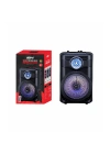 Redclick GD-904 Dijital LED Göstergeli FM Radyolu Mikrofonlu RGB TWS 8 inç Stereo Bass Kablosuz Karaoke Hoparlör