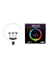 Redclick MJ-56 Uzaktan Kumandalı 21 inç Işıklı Telefon Tutucu Ring Light