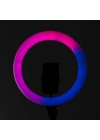 Redclick MJ38 RGB 25W Ring Light Canlı Yayın 38cm USBli ve Telefon Stand