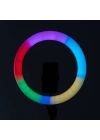 Redclick MJ38 RGB 25W Ring Light Canlı Yayın 38cm USBli ve Telefon Stand