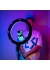 Redclick MJ38 RGB 25W Ring Light Canlı Yayın 38cm USBli ve Telefon Stand