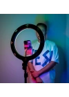Redclick MJ38 RGB 25W Ring Light Canlı Yayın 38cm USBli ve Telefon Stand
