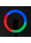 Redclick MJ38 RGB 25W Ring Light Canlı Yayın 38cm USBli ve Telefon Stand