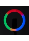 Redclick MJ38 RGB 25W Ring Light Canlı Yayın 38cm USBli ve Telefon Stand