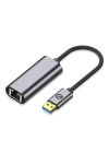Redclick QG03 USB-A to RJ45 USB3.0 Ethernet Dönüştürücü Kablo 1000Mbps 22cm