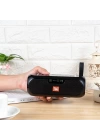 Redclick TG182 Güneş Enerjili FM Radyo Özellikli AUX USB Kart Okuyucu Portlu Bluetooth Hoparlör Speaker