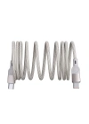 iPad iPhone Android Type-C to Type-C PD 100W Örgü Tasarımlı Hızlı Şarj Özellikli Data ve Şarj Kablosu 1M