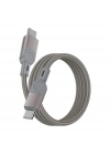 iPad iPhone Android Type-C to Type-C PD 100W Örgü Tasarımlı Hızlı Şarj Özellikli Data ve Şarj Kablosu 1M