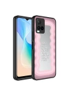 Vivo Y32 Kılıf Aynalı Desenli Kamera Korumalı Parlak Redclick Mirror Kapak