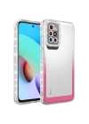 Xiaomi Redmi 10 Kılıf Simli Ve Renk Geçiş Tasarımlı Lens Korumalı Redclick Park Kapak