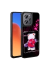 Xiaomi Redmi 12 4G Kılıf Parlayan Kabartmalı İkonik Figürlü Redclick Amas Silikon Kapak